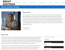 Tablet Screenshot of brentedstrom.com